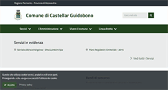 Desktop Screenshot of comune.castellarguidobono.al.it